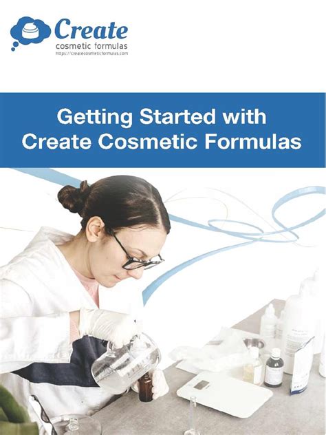 Create cosmetic formulas .